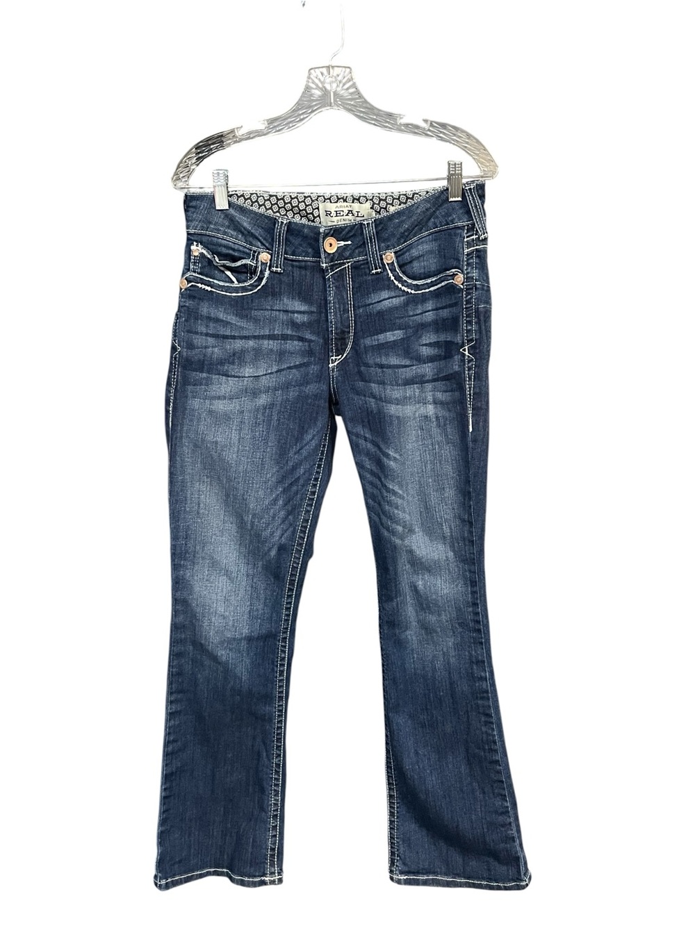 Ariat REAL Denim Penelope Bootcut Jeans Women’s 30S Blue Stretch Western